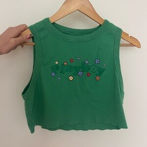 Playboy x pacsun is cropped tank top